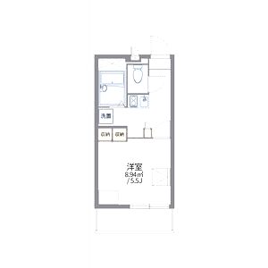 レオパレス新在家の間取り図