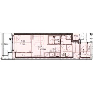 THE GARNET SUITE RESIDENCE 京都駅南の間取り図