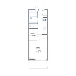 レオパレスSOARERIIの間取り図