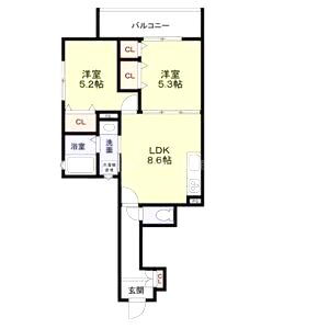 フォレストクリエオーレ玉津の間取り図