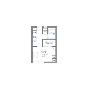 レオパレス杭瀬北新町Iの間取り図