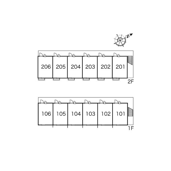 レオパレス杭瀬北新町Iの室内写真2枚目