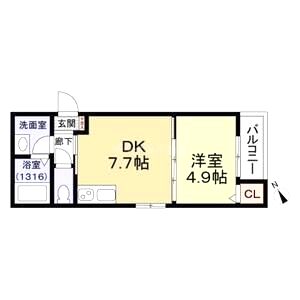 シティコート徳庵の間取り図