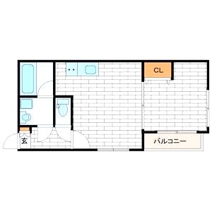 Mi・Casa阿倍野昭和町の間取り図