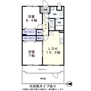 Casa Verde甲東園の間取り図