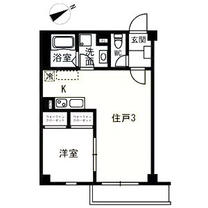 SOLASIAresidence九条の間取り図