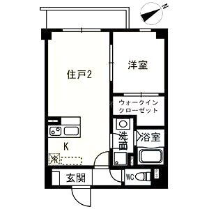 SOLASIAresidence九条の間取り図