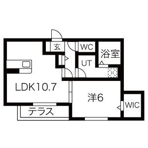 アグレアブルの間取り図