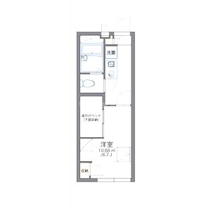 レオパレス住吉南町の間取り図