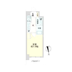 ファーストフィオーレ江坂レガリスの間取り図