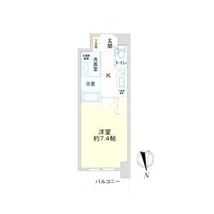 ファーストフィオーレ江坂レガリスの間取り図