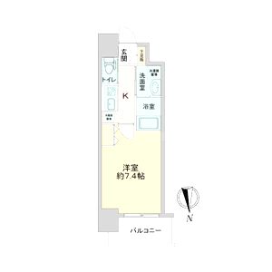 ファーストフィオーレ江坂レガリスの間取り図