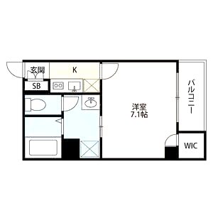 Core天満橋の間取り図