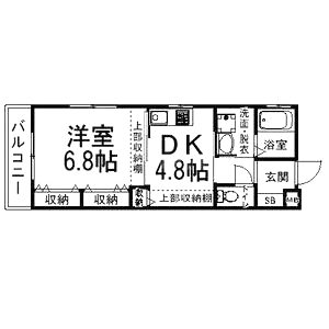 マ・リッチ西院の間取り図