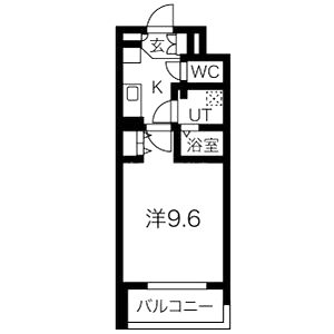 インベスト京都堀川の間取り図