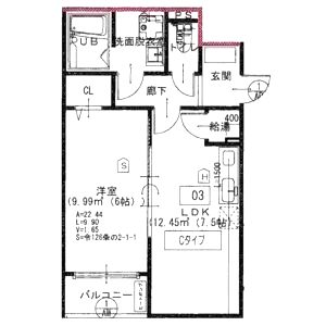 ART TENDO EASTの間取り図