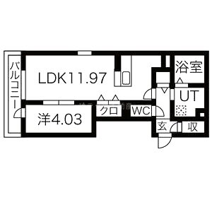 セゾン de ソレイユの間取り図
