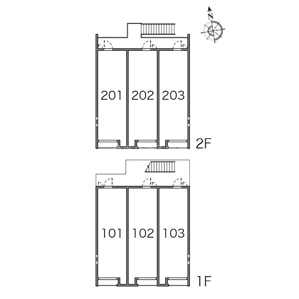 クレイノ上野西晴風第2の室内写真2枚目