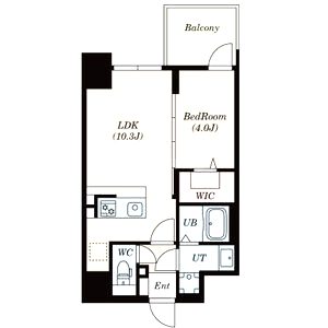 La Douceur谷町の間取り図