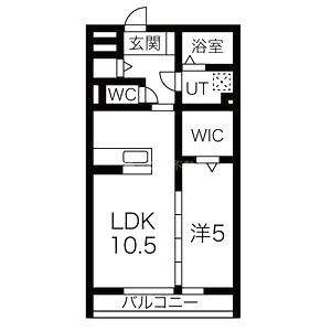 メゾン・ド・クルーの間取り図