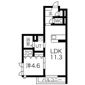 メゾン・ド・クルーの間取り図