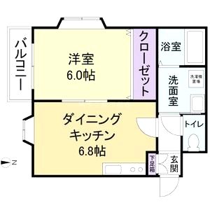 ラ・フォーレ千林IIの間取り図