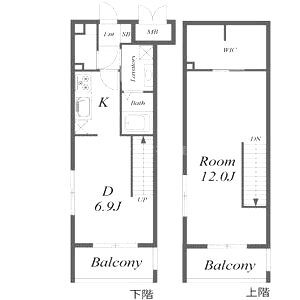 リーガランド塚口の間取り図
