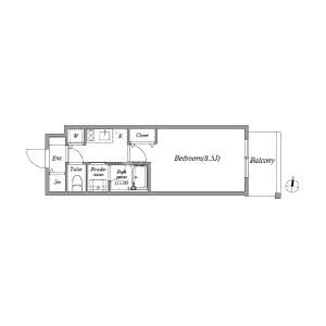 ブロード塚本駅前レジデンスの間取り図