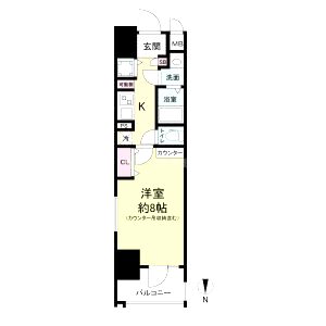La Douceur玉造の間取り図