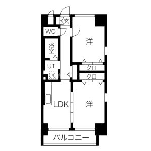 西舞子壱番館の間取り図