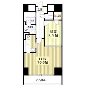 船場ミッドキューブの間取り図