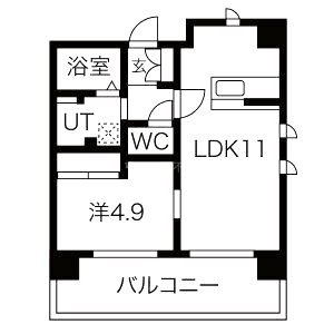 OTOWA神戸元町の間取り図