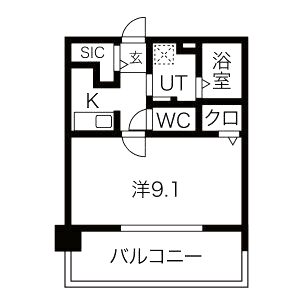 OTOWA神戸元町の間取り図