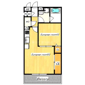 KTIレジデンス阿倍野の間取り図