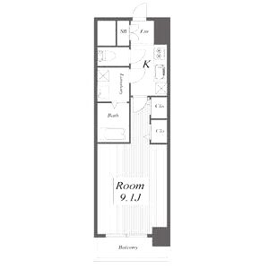 セイル淀屋橋の間取り図