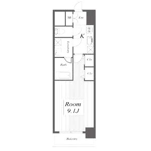 セイル淀屋橋の間取り図