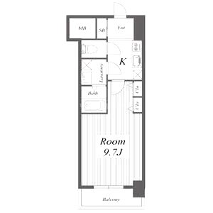 セイル淀屋橋の間取り図