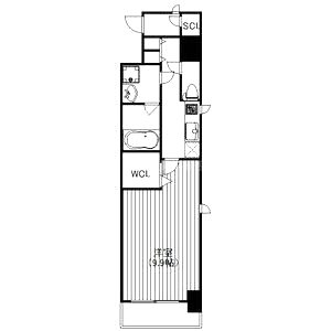 セイル淀屋橋の間取り図