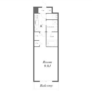 セイル淀屋橋の間取り図