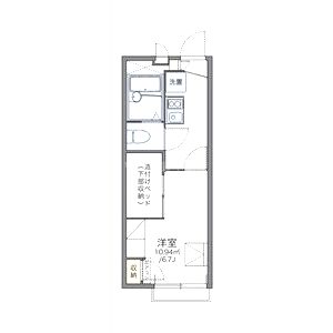 レオパレス蜂ヶ岡の間取り図