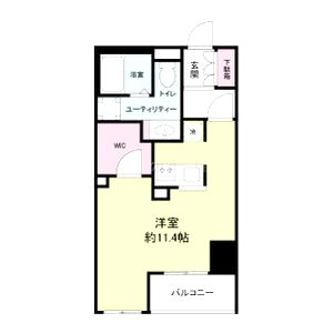 オーキッドレジデンス神戸三宮の間取り図