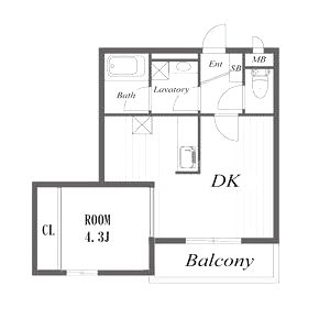アクシリア尼崎の間取り図