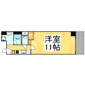 アスヴェル京都西大路御池の間取り図