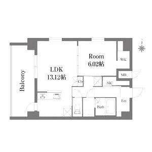 エメルミナ豊中岡町の間取り図