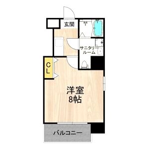 ドゥエリング桜川の間取り図