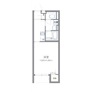 クレイノオレンジドアの間取り図