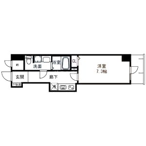Comenz 梅田 住居の間取り図