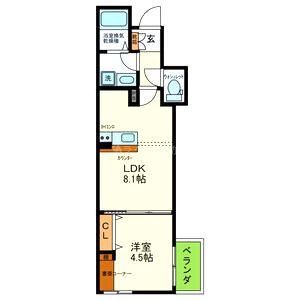Lino月見山の間取り図