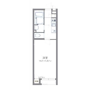 クレイノバンブスヴァルトハイムの間取り図
