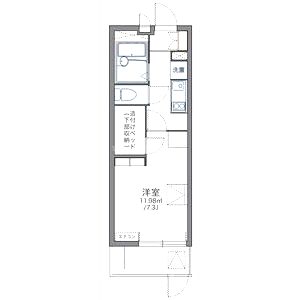 レオパレス安住の間取り図
